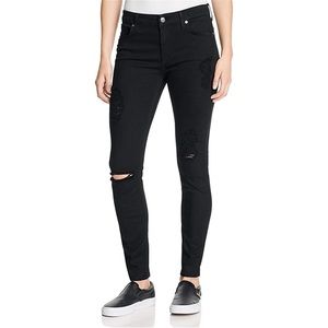 Black ankle jeans